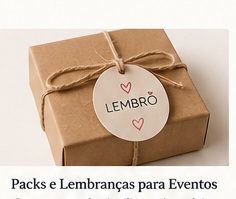 Lembranças personalizadas para eventos